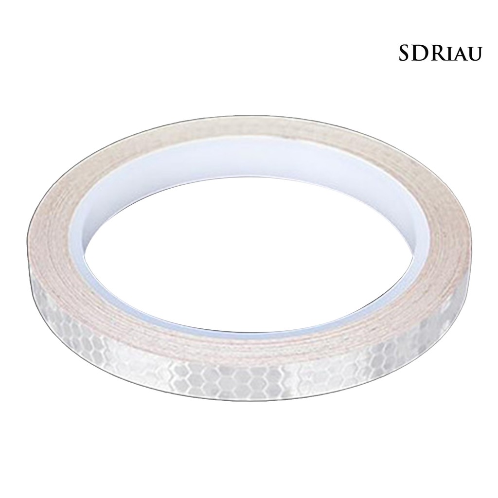 Cuộn dây dán phản quang 8m dùng để trang trí bánh xe hơi / mô tô tiện dụng