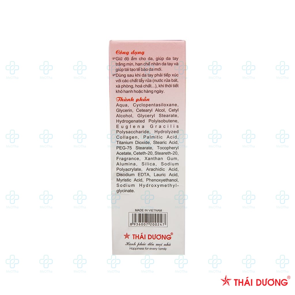 Kem dưỡng da tay Búp Ngọc - Kem dưỡng trắng da tay, dưỡng ẩm, chống lão hóa da