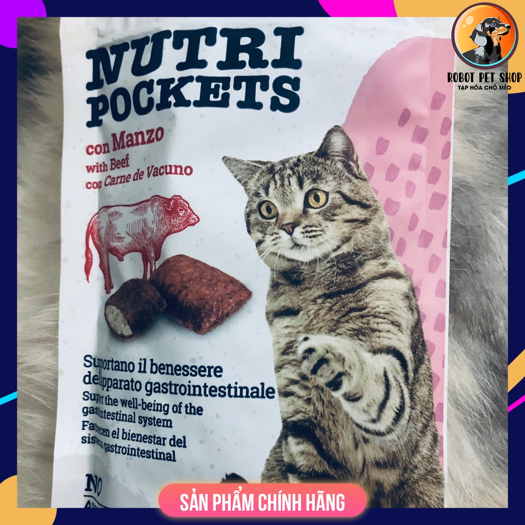 60g Bánh thưởng cho mèo - GimCat Nutri Pockets