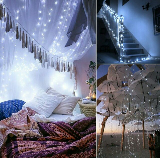 Đèn Led Fairy Light (trắng/vàng/nhiều màu) 2 MÉT USB - Đèn đom đóm phụ kiện trang trí Giáng Sinh, chụp ảnh | BigBuy360 - bigbuy360.vn