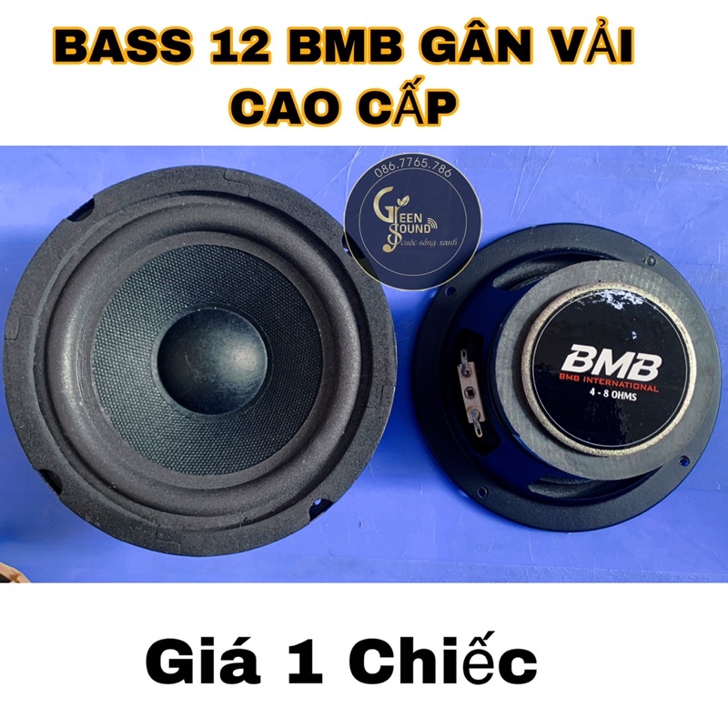 1 CỦ BASS 12 BMB CAO SU CAO CẤP - CỦ LOA BASS 12