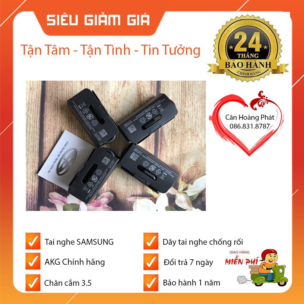 [ 𝗛𝗮̀𝗻𝗴 𝗖𝗵𝗶́𝗻𝗵 𝗛𝗮̃𝗻𝗴 ] Tai Nghe AKG Samsung S10/s10+/S10plus ZIN nhét tai ❤️❤️❤️Bảo hành 12 THÁNG