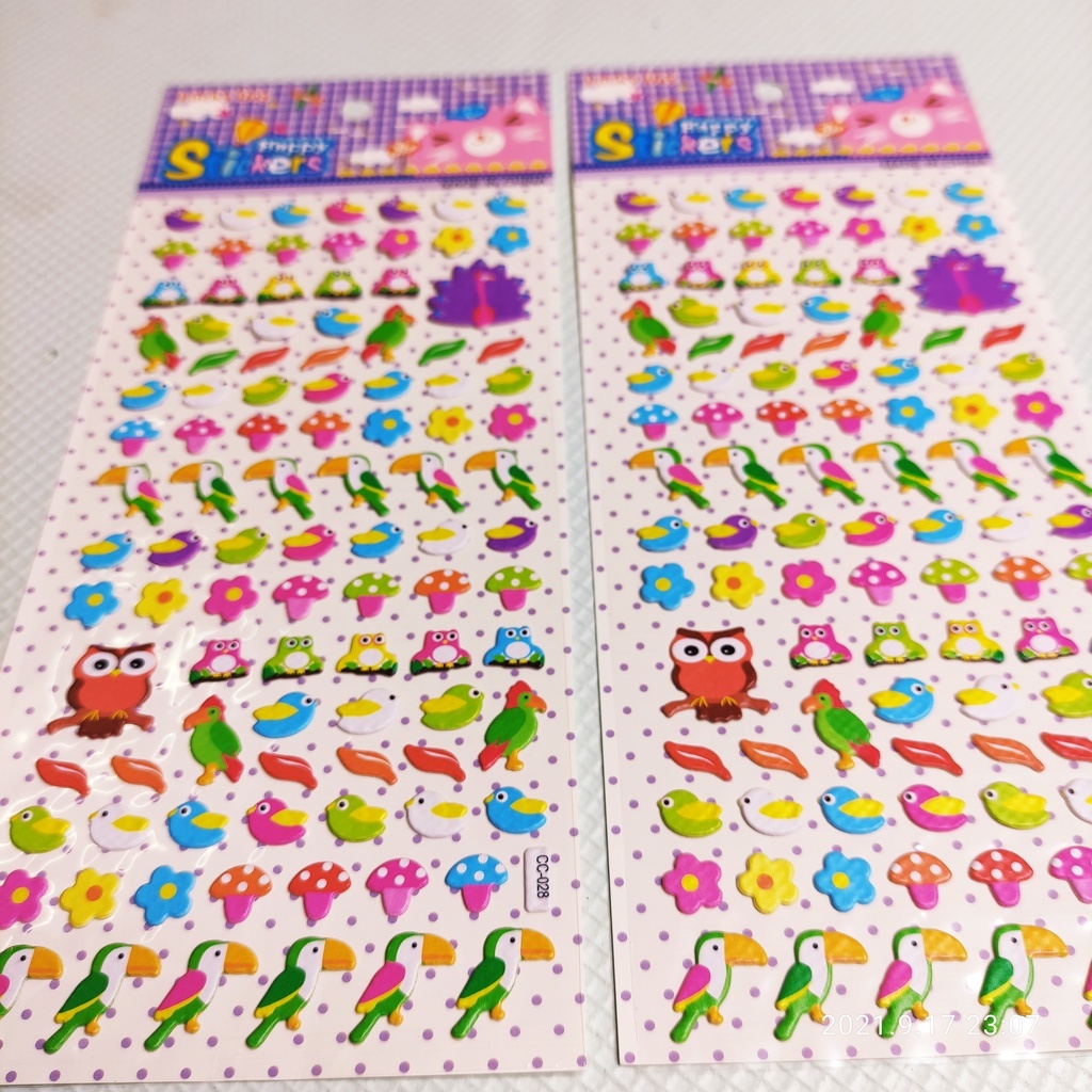 Sticker BIRD gồm các hình dán chú chim đáng yêu[S43] rất dễ thương sử dụng trang trí đồ vật - LUCKY SHOES VN