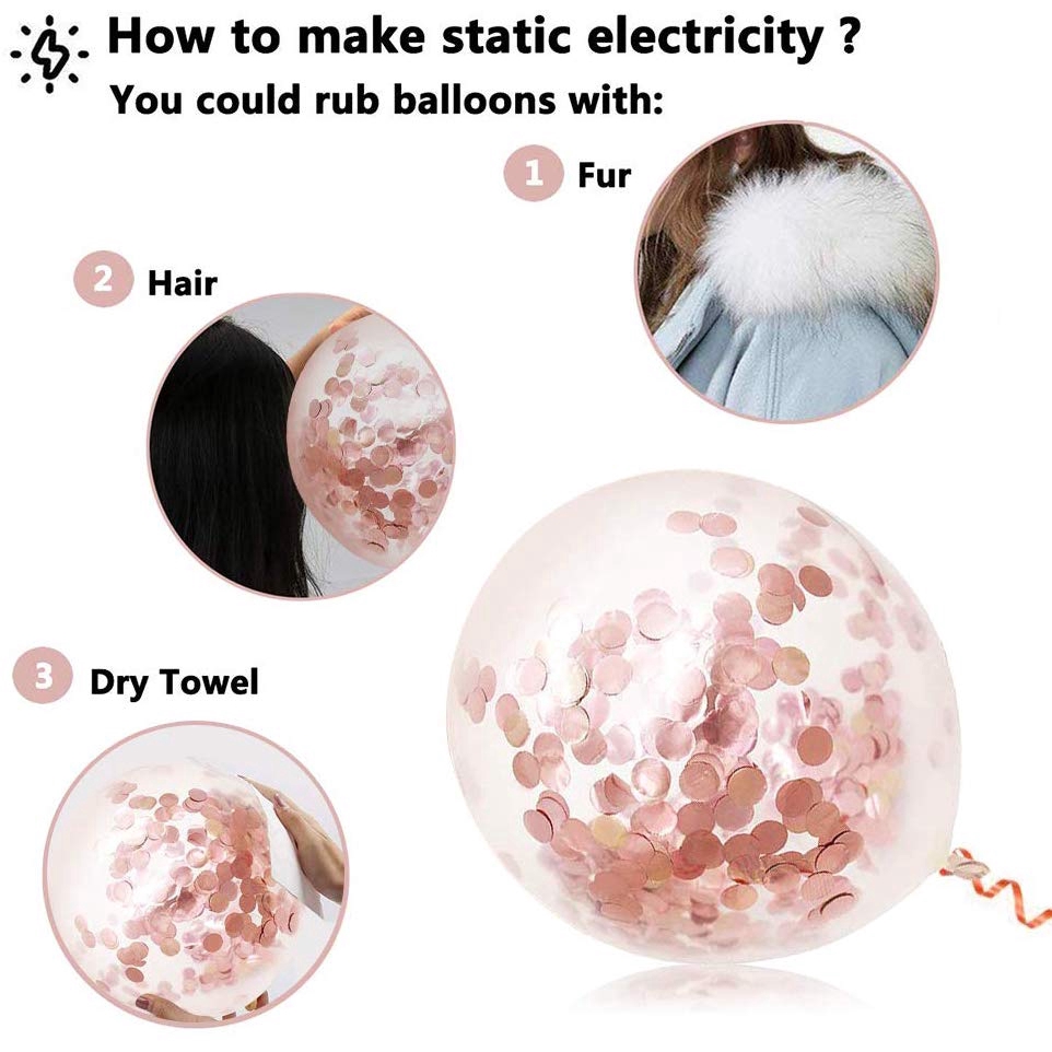 12&quot;/18&quot;Rose gold series balloon wedding proposal confession supplies happy birthday party decoration balloon set