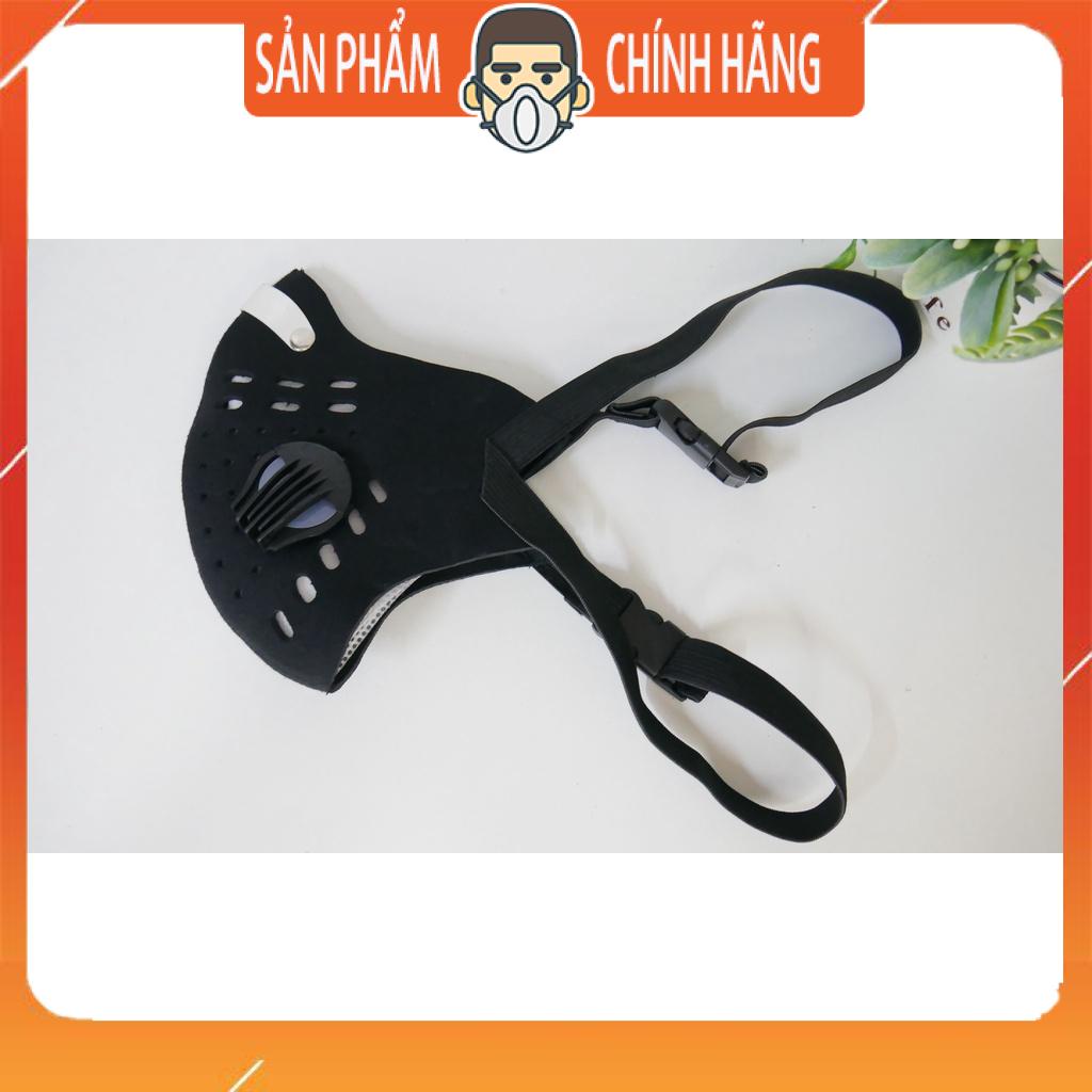 Khẩu trang cao cấp lọc bụi mịn pm2.5 dòng thể thao thoáng mát 2 van thở tái sử dụng