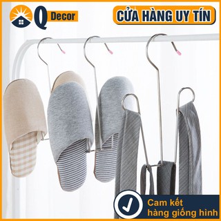Móc treo phơi giày dép bằng Inox 304 dày 4 li, móc cứng cáp, treo tiện lợi giữ phom giầy