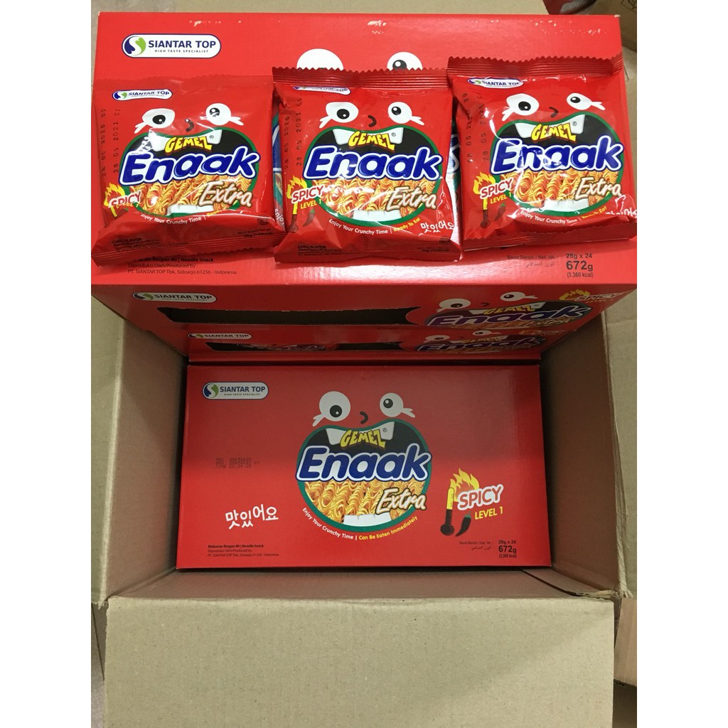 Mỳ Tôm ENAAK Ăn Liền - Đủ 2 Vị