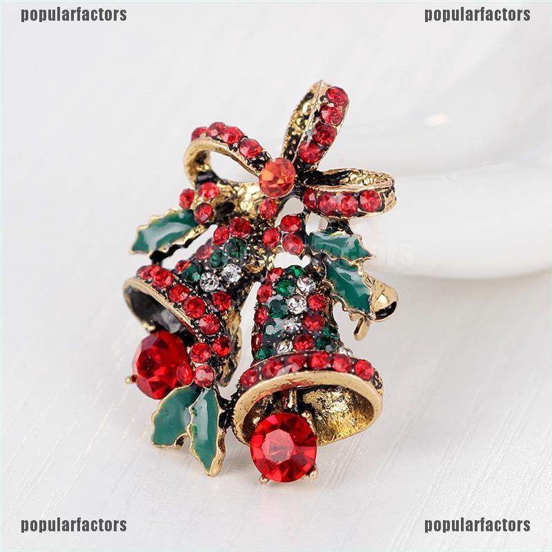 Ghim cài áo hình chuông giáng sinh đẹp mắt