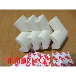 Combo 8 miếng bọc góc cao su non chữ L