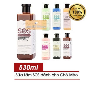 Sữa tắm SOS Xanh Lá Cho Chó Lông Bị Khô, Xơ 530ml