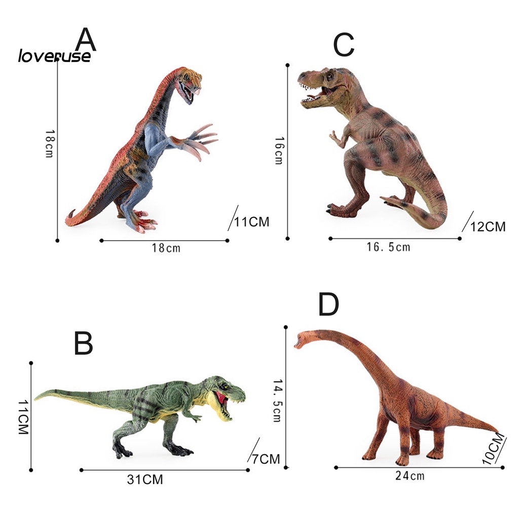 Mô hình khủng long Tyrannosaurus miệng dài bằng PVC dễ thương cho thanh thiếu niên