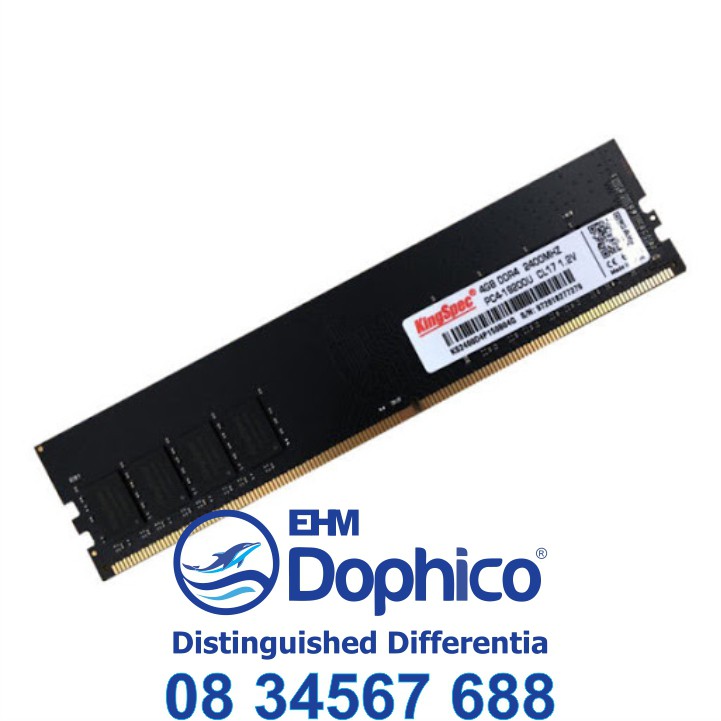 Ram KingSpec DDR4/4GB/2400MHz cho PC – CHÍNH HÃNG KingSpec – Bảo hành 3 năm