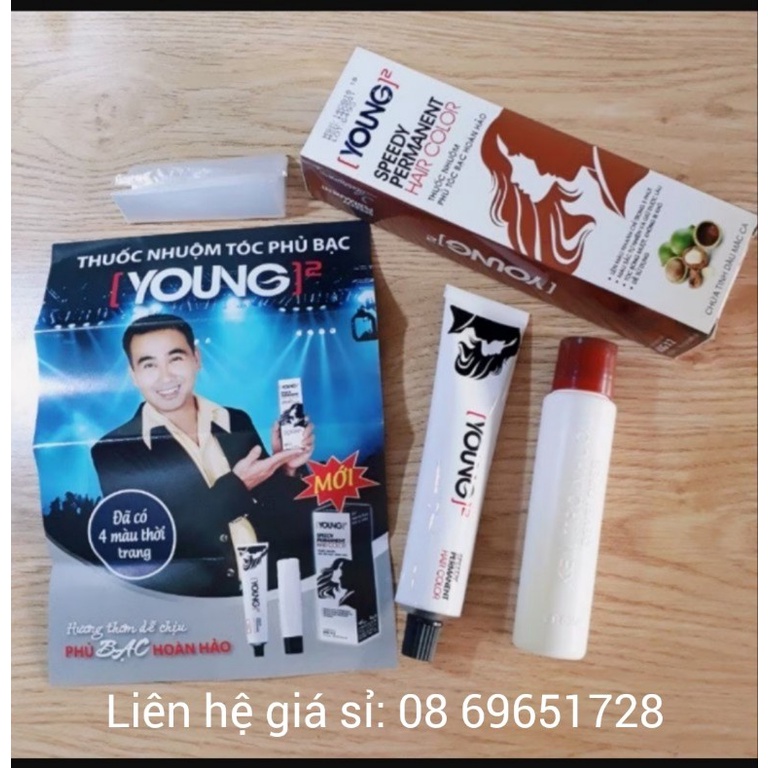 Nhuộm phủ tóc bạc hoàn hảo YOUNG 60 ml