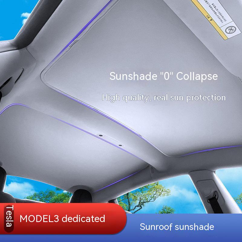 Phù Hợp Rèm Che Nắng Cách Nhiệt Đặc Biệt Cho Nóc Xe Tesla model3 / Y Segmented Sunroof