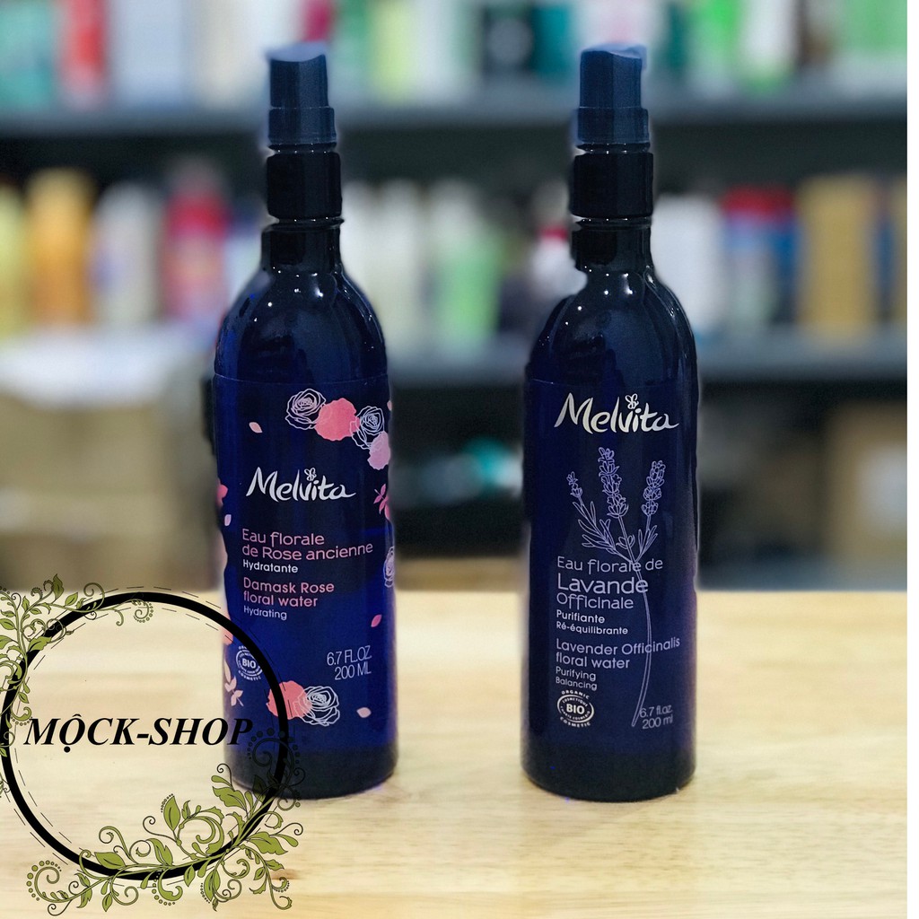 Toner/ Nước hoa hồng Melvita 200ml Pháp