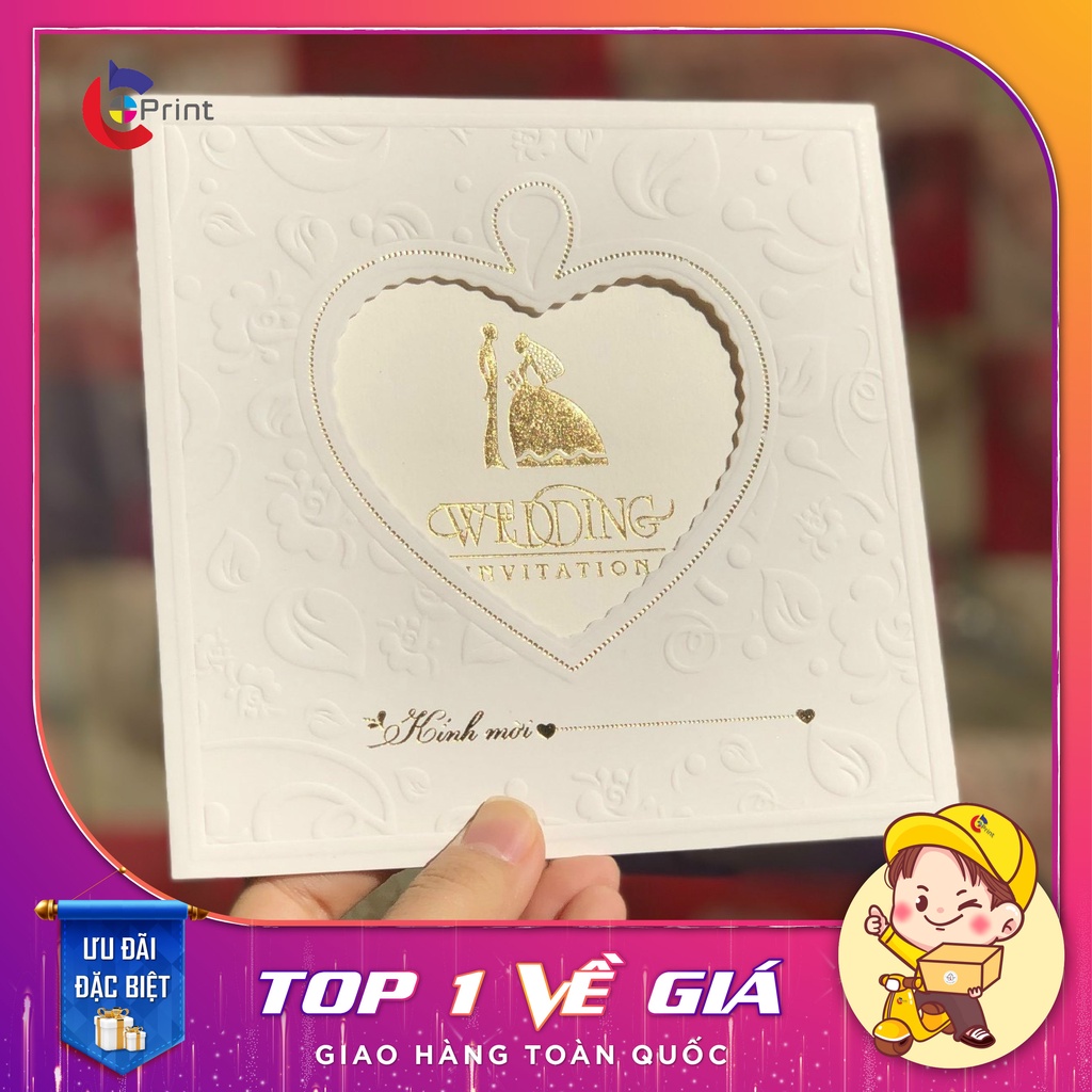 THIỆP MỜI CƯỚI RẺ ĐẸP MẪU MỚI 2022