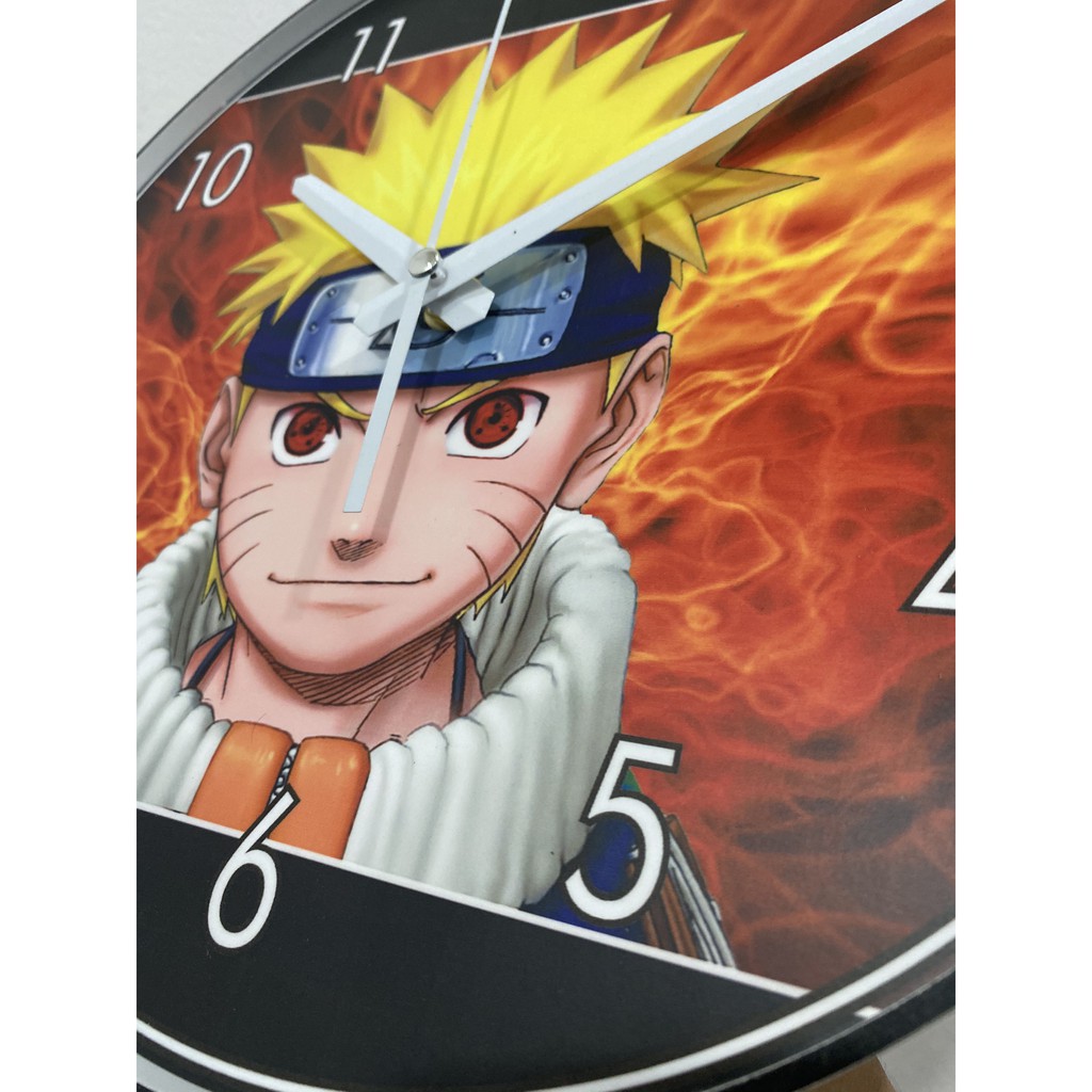 &lt;NARUTO&gt; Đồng hồ treo tường trang trí cho bé - 30 cm