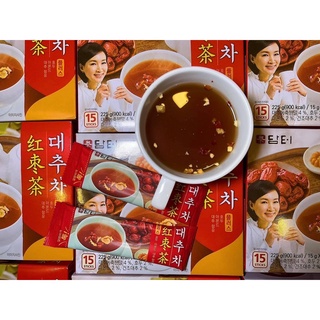 Giá sốc: 1 hộp Trà Táo Đỏ  Hàn Quốc 15g*15 túi