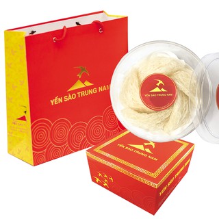 Tổ yến tinh chế, Yến sào Trung Nam, Sản phẩm 100% tự nhiên đã nhặt sạch lông, 5 tổ /40 gram(Hộp quà tặng)
