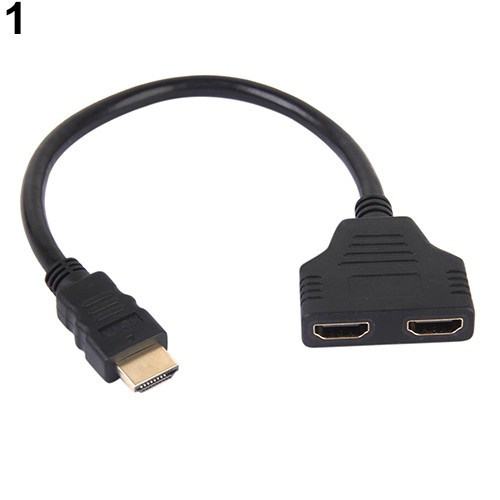 Cáp kết nối phân chia 1 thành 2 cổng 1080P HDMI chất lượng cao