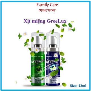 Combo 2 chai Xịt thơm miệng thảo dược Greelux- 12ml CTDP Hoa Linh