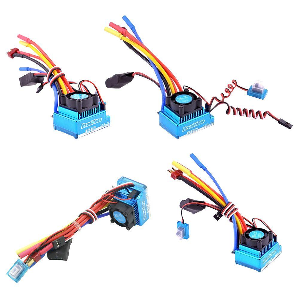 Bộ Điều Khiển Tốc Độ Điện Tử ESC 45A 60A 80A 120A Cho Xe Hơi Đồ Chơi
