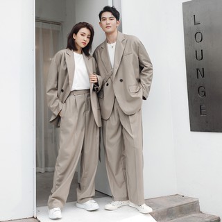 (Hàng Đẹp)Set đồ nữ Áo khoác vest blazer kèm quần Âu thời trang Ulzzang-HC128.Ảnh thật 5 hình cuối