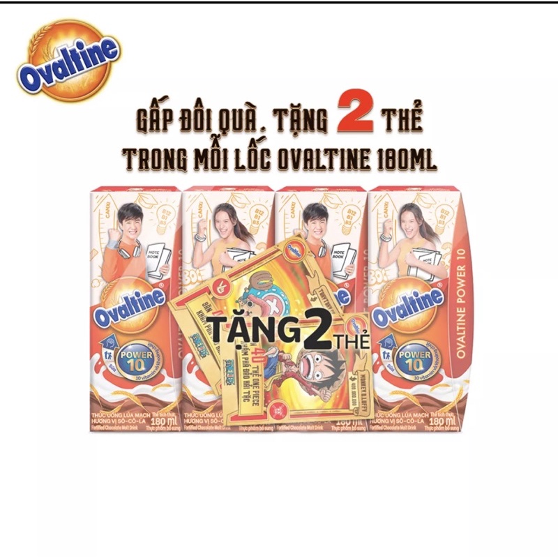Thức Uống Lúa Mạch OVALTINE - 4 hộp x 180ml