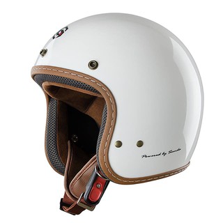 Nón sunda 111c/390 - trắng bóng - nón 3/4 chính hãng sunda - bảo hành 2 năm