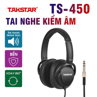 Tai nghe kiểm âm takstar ts-450 , êm tai, bảo hành 12 tháng