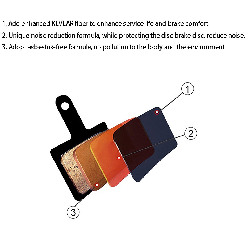 Set 4 Cặp Má Phanh Xe Đạp Shimano Dore M596 M595 M535 Stx M665 Xt M775 / 776 / 765 Xt / R M975 M966 M965