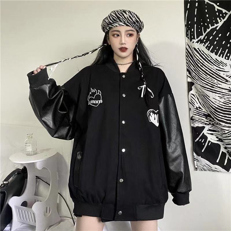 【Yuki】Áo bomber phong cách Baida Harajuku | BigBuy360 - bigbuy360.vn