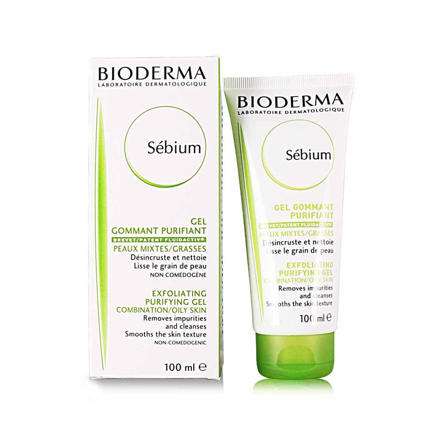 Gel Tẩy Tế Bào Chết Bioderma Sebium Cho Da Dầu Mụn 100ml