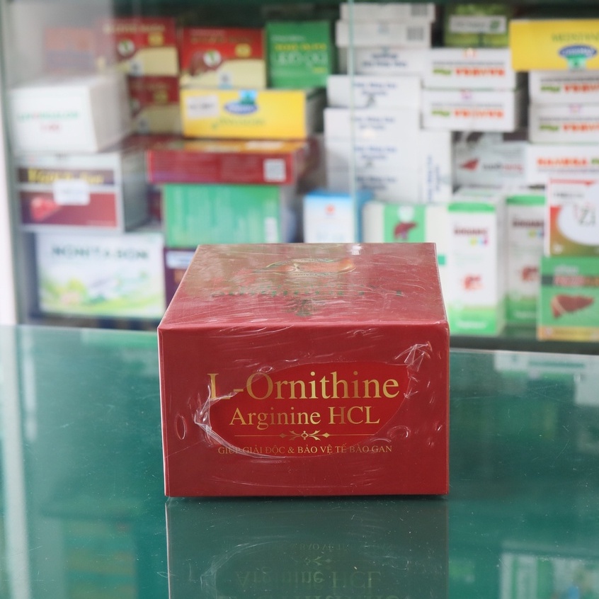 L - Ornithien Arginine HCL– Hỗ trợ giải độc và bảo vệ tế bào gan, hỗ trợ kích thích tiêu hóa (hộp 60 viên)