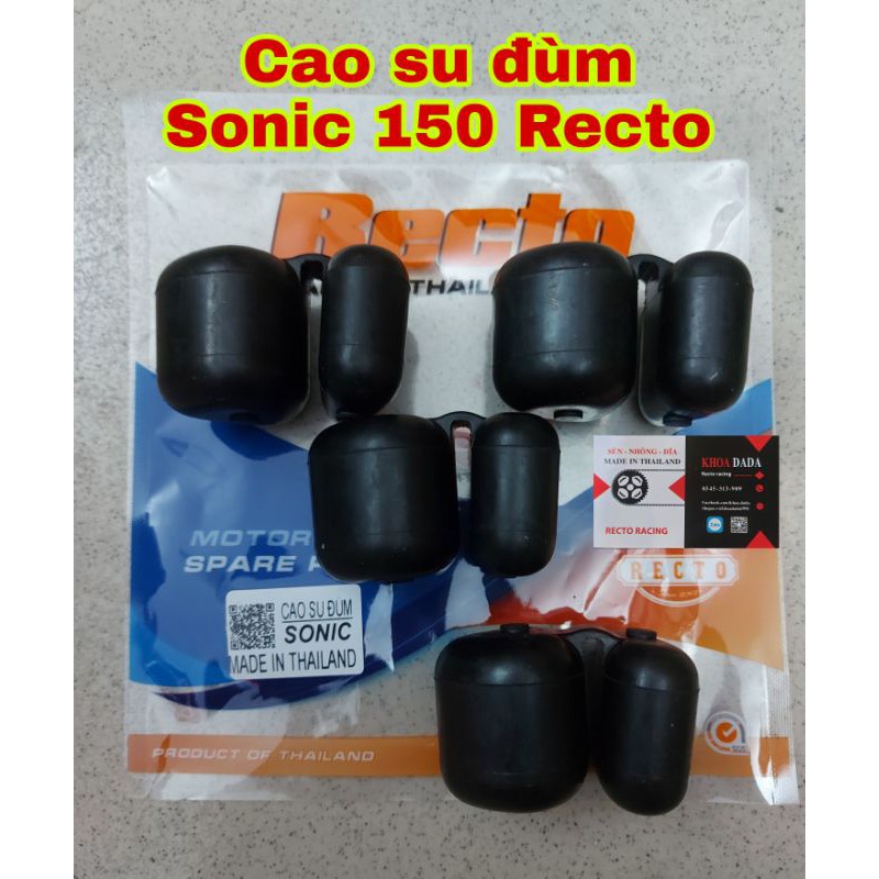 Cao su đùm Sonic 150 Recto chính hãng, thái lan