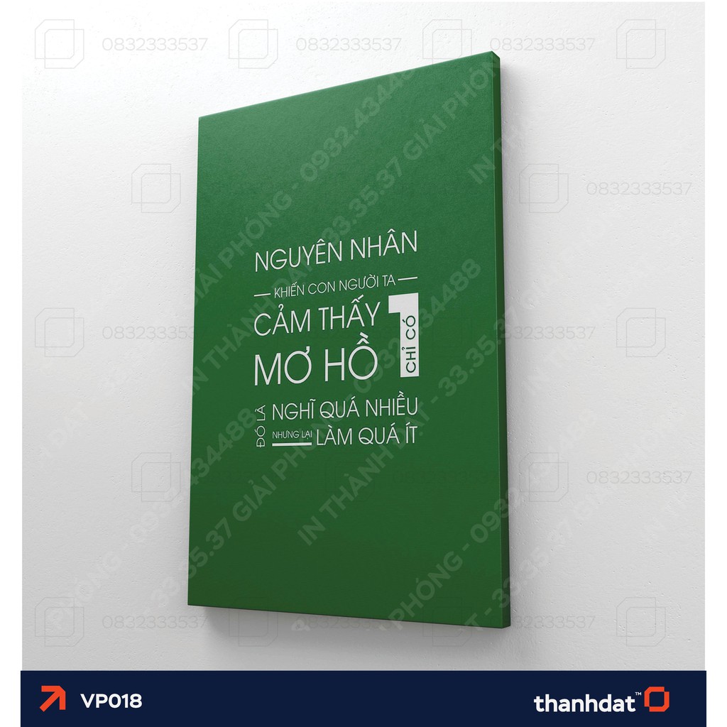 Tranh trang trí văn phòng - Tranh canvas tạo điểm nhấn cho không gian - Thúc đẩy hiểu quả làm việc [VP001]