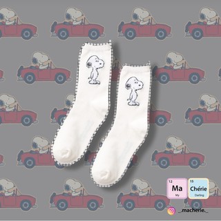 Vớ họa tiết hoạt hình Snoopy Dog