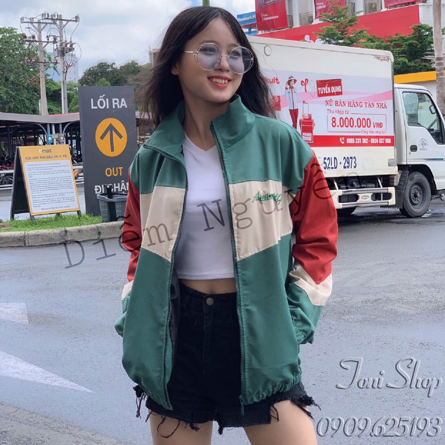 ÁO KHOÁC KAKI M160 (Có Form Rộng XL - Chữ Thêu - Kèm Ảnh Thật) | BigBuy360 - bigbuy360.vn