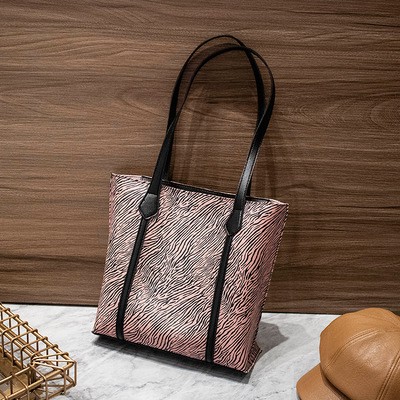 Túi kẹp nách vân ngựa vằn phong cách Retro KN07 túi đeo vai