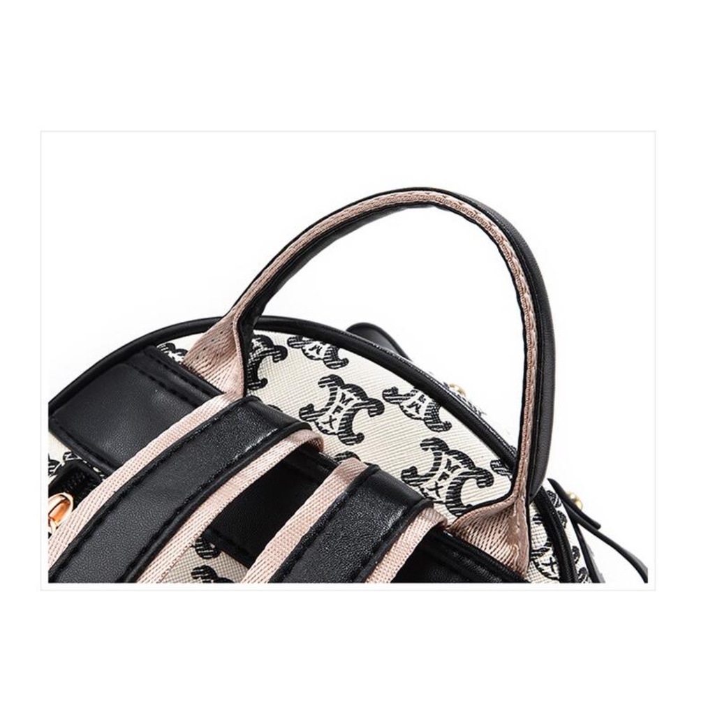 Ba Lô Da In Họa Tiết Chuwanglin Thời Trang Cho Nữ