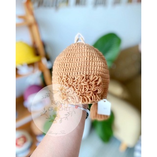 Mũ len tóc 🧶 2 đuôi nơ xinh cho bé 💙💙💙