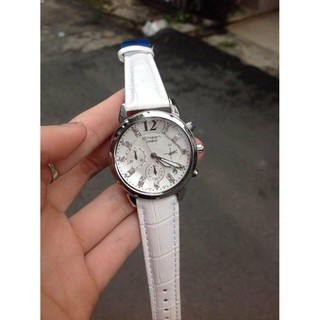 Đồng hồ casio nữ size 32mm dây da