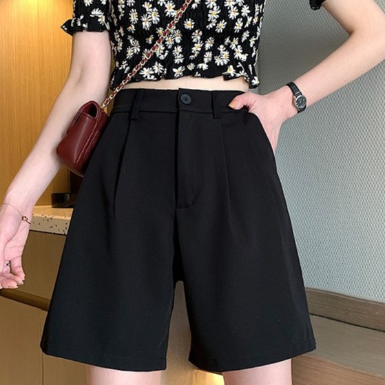 [Kèm Video SP] Quần Short Nữ Cao Cấp Cạp Cao Phối Cúc Kiểu Dáng Hiện Đại Năng Động Thời Trang Sugal SHORT NU 003V1