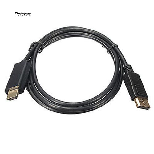 Dây cáp chuyển đổi cổng DP sang HDMI 1.8m HD 1080P chuyên dụng cho máy tính , laptop