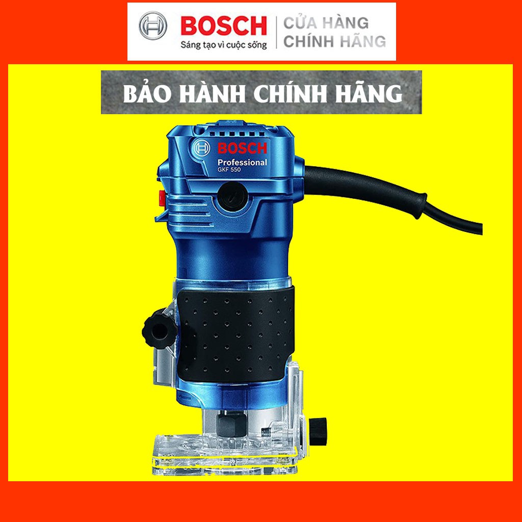 [CHÍNH HÃNG] Máy Phay Cầm Tay Bosch GKF 550 (6MM-550W), Giá Đại Lý Cấp 1, Bảo Hành Tại Các TTBH Toàn Quốc