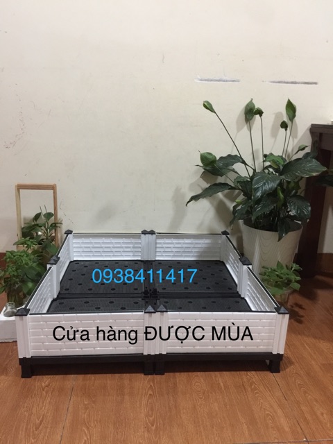 Chậu lắp ghép trồng rau thông minh- 80x80x22cm