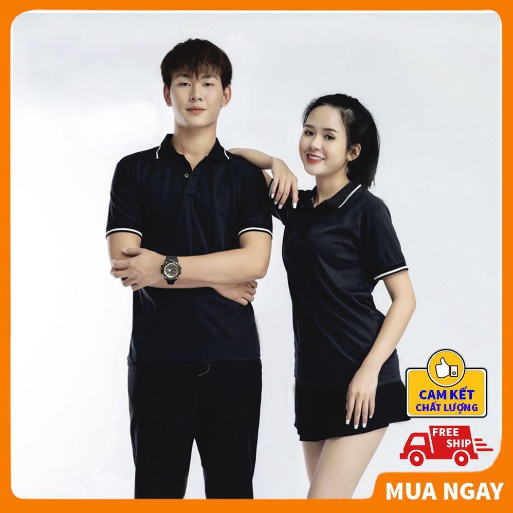 Áo polo nam nữ ngắn tay có cổ chính hãng unisex form rộng ❤️ABATI❤️ Áo phông nam ngắn tay có cổ vải cá sấu cao cấp ˇ