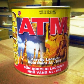 Sơn dầu nhũ vàng ATM 666 (~300gr)