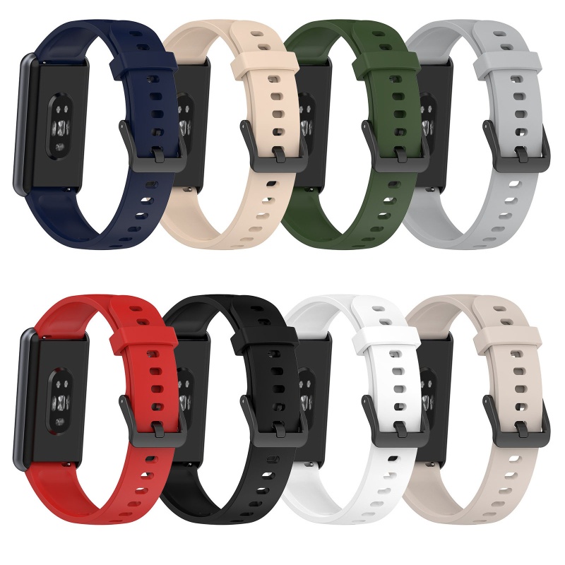 Dây Đeo Tay Bằng Silicone Chống Trầy Chống Mồ Hôi Điều Chỉnh Được Cho Realme Band2 / Realme Band2