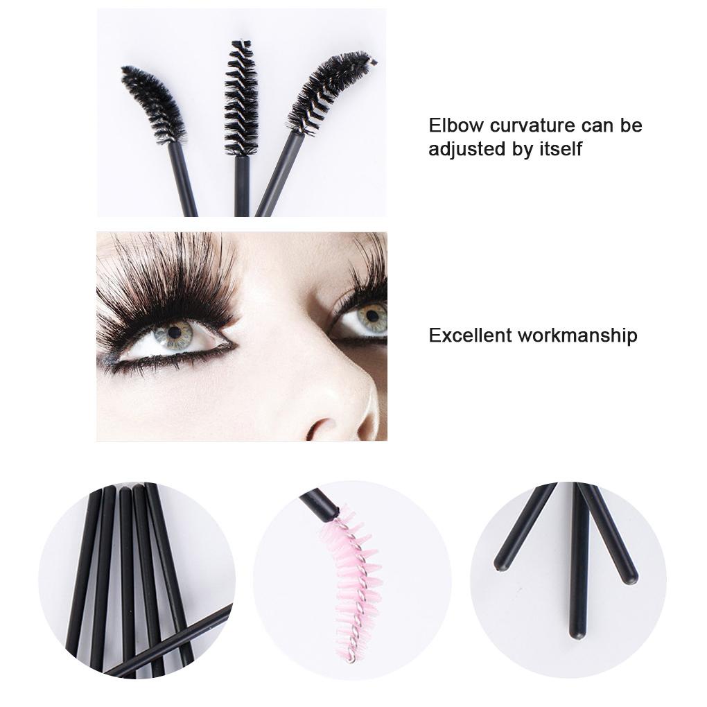 Set 50 Cọ Chuốt Lông Mi Trang Điểm Sử Dụng Một Lần Tiện Lợi